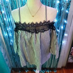 Off the shoulder blouse